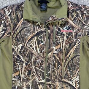 Mossy Oak Blades Camo Full Zip Hunting Jacket Scent-Factor Men's Medium